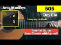 Tutorial Guitar 505 - Artic Monkeys Easy Chords with