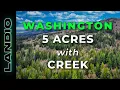 5 Acres of Washington Land for Sale with Creek Utilities LANDIO