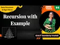 DSA 4 Learn Recursion with Example Must Refer