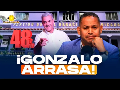 Encuesta Gallup: Gonzalo Castillo aplasta con un 48% dentro del PLD