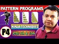 Part 4 Ninja technique to solve Java Alphabet pattern program with easy way YP Computer Classes