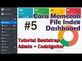 Tutorial Bootstrap Admin CodeIgniter Cara Memecah File Index Dashboard