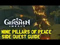 Genshin Impact Nine Pillars Of Peace Side Quest Guide Guaranteed 5 Star Artifact