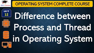 L12 Difference between Process and Thread in Operating System Operating System Lectures