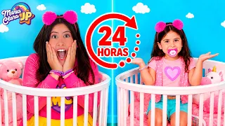 Maria Clara é BABÁ da Clarinha por um Dia!!!