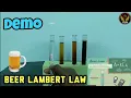 Beer Lambert Law Demonstration Tamil Colorimeter Spectrophotometer Biology ThiNK VISION