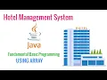 Hotel Management System in Java