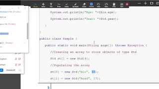 Array of object in java Part 3 Week 10-c