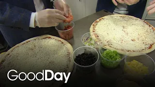 Making pizza with Papa Murphy s on National Pizza Party Day
