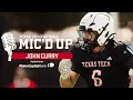 Texas Tech Football Mic d Up John Curry 8 14 26