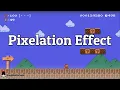 Pixelation effect and shader