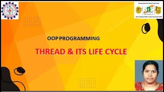 INTRODUCTION TO THREADS IN JAVA OOP PROGRAMMING SNS INSTITUTIONS