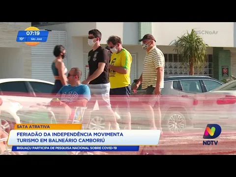 Feriadão da Independência movimenta turismo em Balneário Camboriú