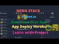 Real time chat application deploy Heroku MERN STACK React Node Express MongoDB Socket io