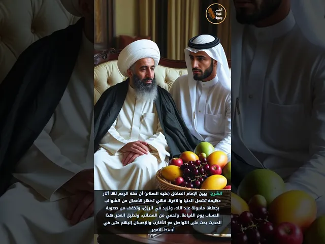 ⁣فضل صلة الرحم وأثرها    #المنبر_عَبرة_وعِبرة #الامام_الصادق #صلة_الرحم #العلامة_المجلسي