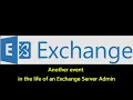Exchange Server Winsock Error 10060
