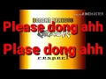 Lagu Lirik lagu bondan prakoso   please dong ahh