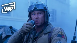 Corazones de Hierro: Tomando el Control de un Pueblo Alemán (Clip en HD con Brad Pitt)