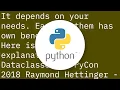 Data Classes vs typing NamedTuple primary use cases