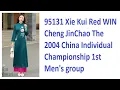 Download Lagu 95131 Xie Kui Red WIN Cheng JinChao The 2004 China Individual Championship 1st Men's group
