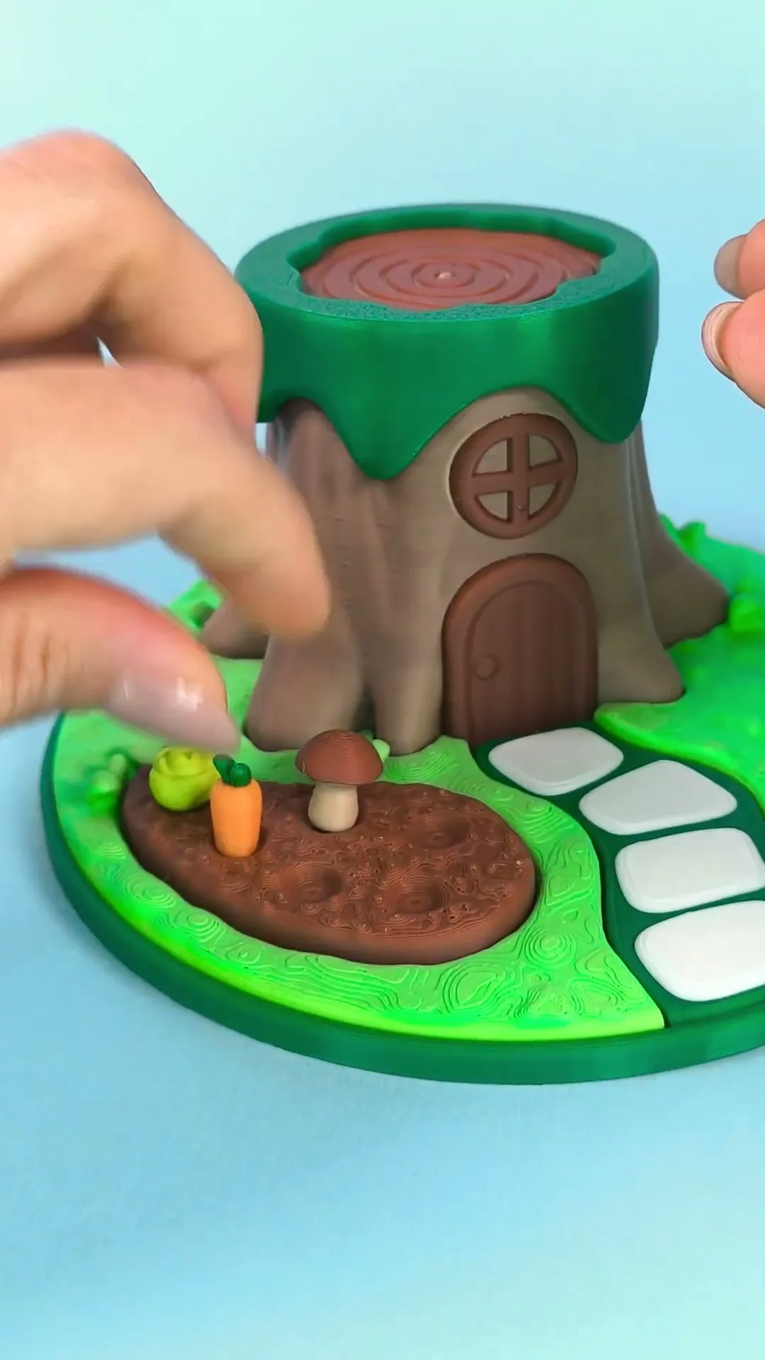 Diorama for Cute Flexi Animals, Snail Edition