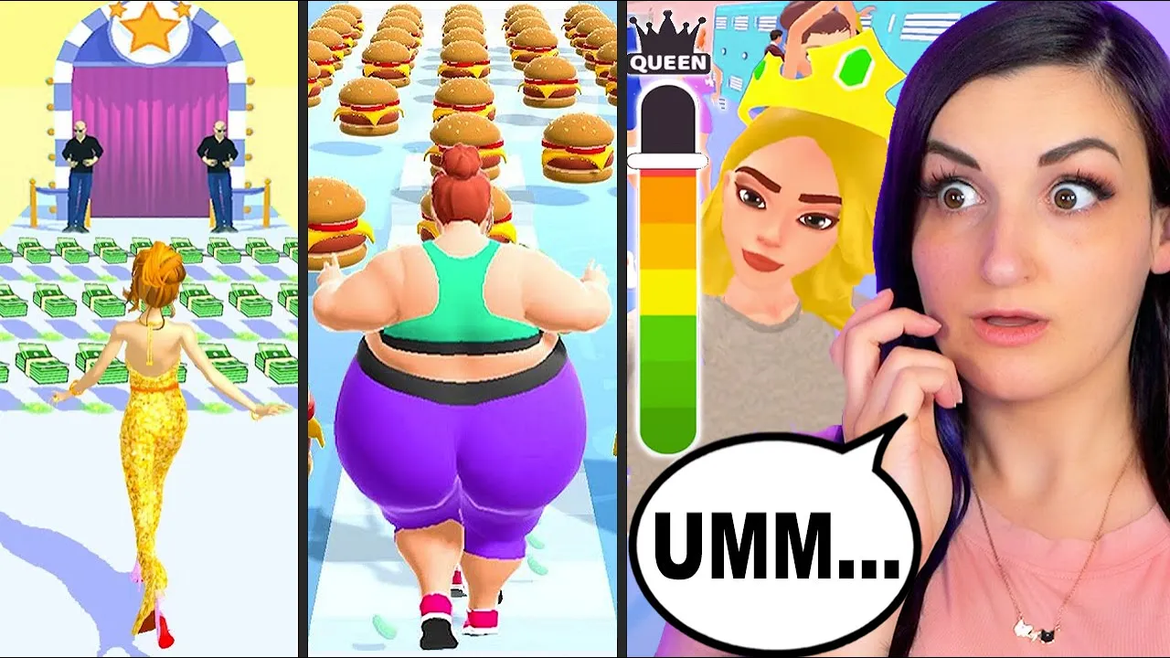 I Tried Popular App Games ...but They're Actually Offensive?!
