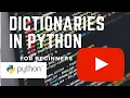 Dictionaries in Python Python Hash Table Python for Beginners
