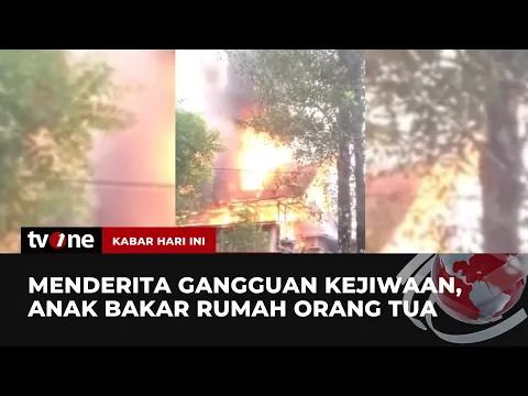 Seorang Anak di Sulsel Tega Bakar Rumah Orang Tuanya