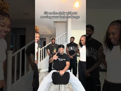 SIT ON THE CHAIR CHALLENGE #shorts