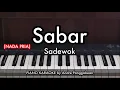 Download Lagu Sabar (NADA PRIA) - Sadewok | Piano Karaoke by Andre Panggabean