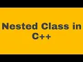 Nested Classes in C Programming By Professor Pankaj Gupta BIIT