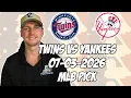 Minnesota Twins vs New York Yankees 26 MLB Pick Prediction MLB Betting Tips