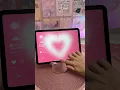 pink iPad setup new iPad 11th gen aesthetic homescreen iPad accessories iPad drawing