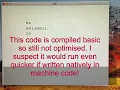Zx81 decimal to binary to hex conversion in basic and compiled to machine code to see speed increase