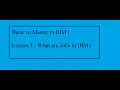 Basic to Master in IBM i Lesson 3 Interactive and Batch Jobs in IBM i AS400