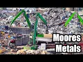 Moores Metals Stoke Scrap Yard in FULL ACTION Shear Sennebogen Handlers Non-Stop Work
