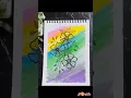 Download Lagu Turn paper into magic✨🪄 #painting #art #drawing #satisfying #artwork #simple flower design