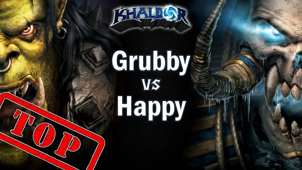 ► WarCraft 3 Top Match - Grubby (Orc) vs. Happy (UD) - Best of 7