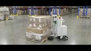 Semi-Automatic Mobile Pallet Wrapper for Warehouses 4Dock