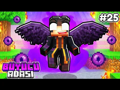 Video Thumbnail: Yeni Güçlü Büyüler Öğrendim! 💪 GERÇEKTEN İNANILMAZ!! 🔮 | Minecraft Büyücü Adası #25