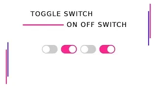 CSS Toggle Switch On Off Button Design Using HTML And CSS 4 Minutes Tutorial 2019