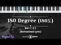 180 Degree (180도) – Ben (벤) (KARAOKE PIANO - ORIGINAL KEY)