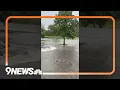 Street flooding in Littleton after Monday downpour