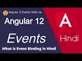 Angular Tutorial 12 Event Binding Angular 12 Hindi tutorial event in angular coding creator