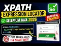 56 Demonstrating XPath Expression Locator Selenium Java 2026