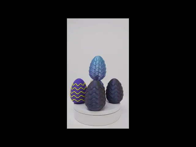 Easter Egg with Wavy Decorations video thumbnail