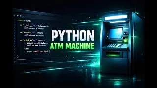Python OOP ATM Machine Project PIN Login Deposit Wit raw Beginner Friendly