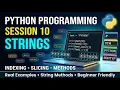 Learn Python from Scratch Session 10 Complete Strings Tutorial