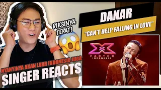 Download DANAR - CAN'T HELP FALLING IN LOVE (Elvis Presley) - X Factor Indonesia 2021 | SINGER REACTION MP3