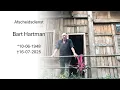 Download Lagu Afscheidsdienst Bart Hartman